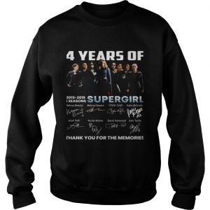 4 years of Supergirl 2019 thank you Sweatshirt