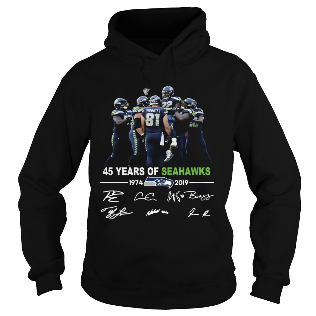 45 years of Seahawks 1947 2019 Hoodie