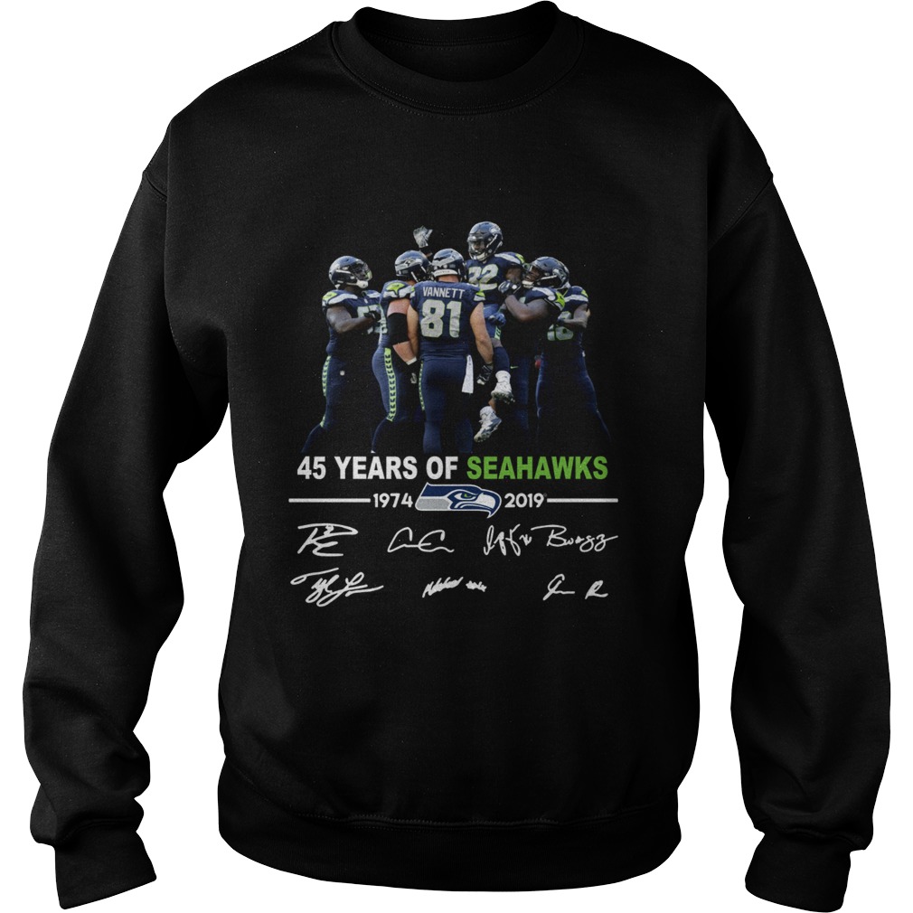 45 years of Seahawks 1947 2019 Sweatshirt