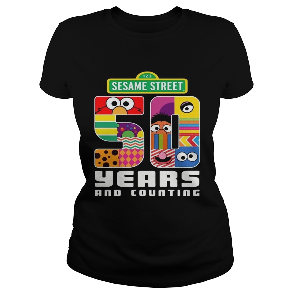 50 Years Of Sesame Street T Classic Ladies