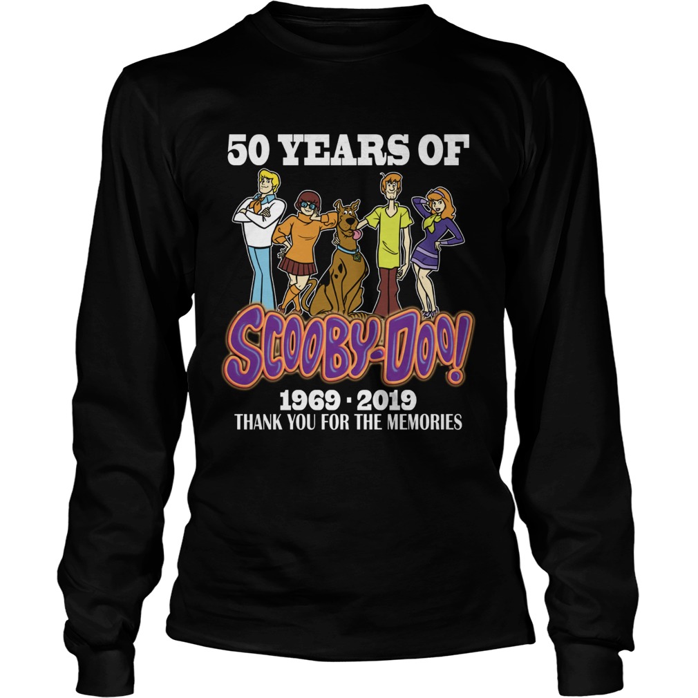 50 years of Scooby Doo 1969 2019 thank you LongSleeve
