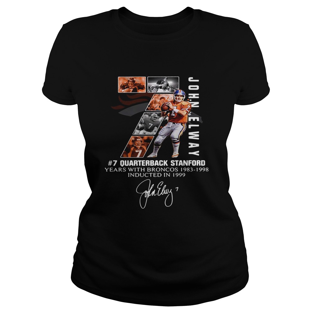 7 John Elway Quarterback Stanford years with Broncos 19831998Recovered Classic Ladies