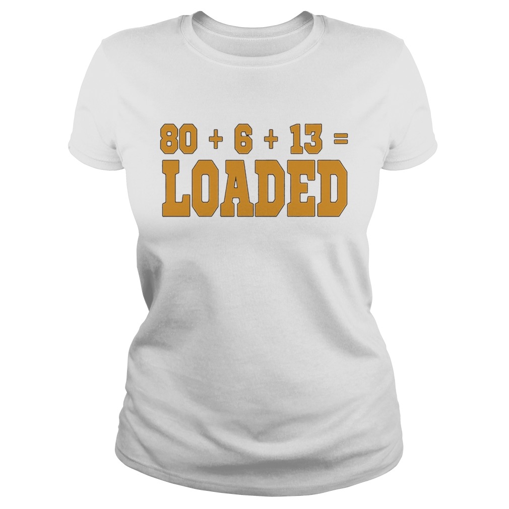 806 13LOADED SHIRT Cleveland Browns Shirt Classic Ladies