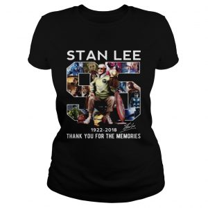 95 Years Of Stan Lee Anniversary The Father Of Marvel Ladies Tee