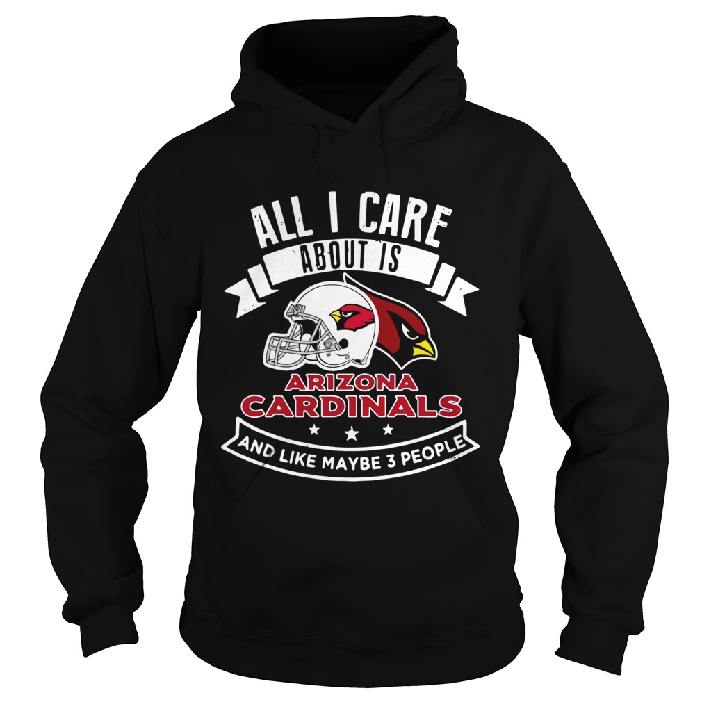 All I care about is Arizona Cardinals and like maybe 3 people Hoodie