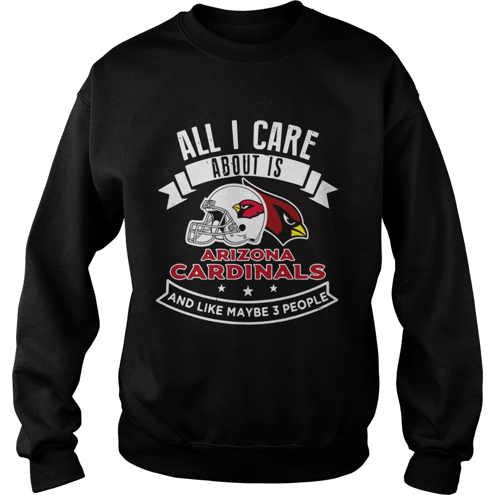 All I care about is Arizona Cardinals and like maybe 3 people Sweatshirt