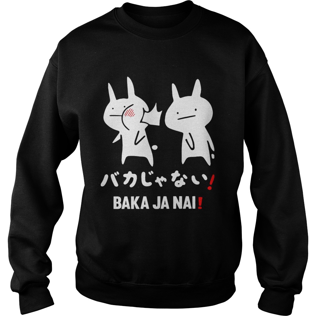 Anime Baka Ja Nai Rabbit slap Sweatshirt
