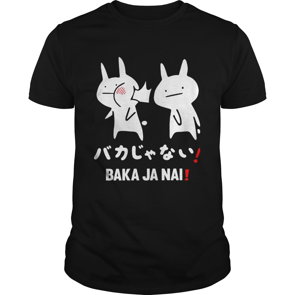 Anime Baka Ja Nai Rabbit slap shirt