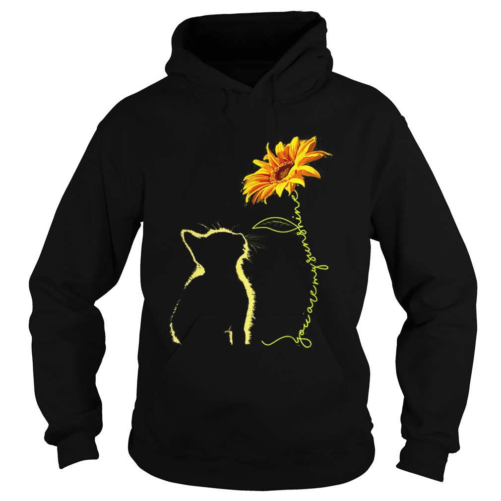 Awesome Cat You Are My Sunshine Sunflower Hoodie