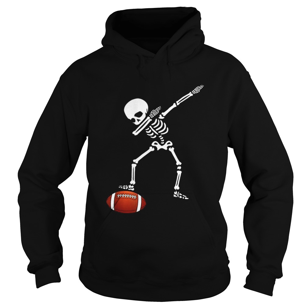 Awesome Football Skeleton Dabbing Sports Halloween Gift Hoodie