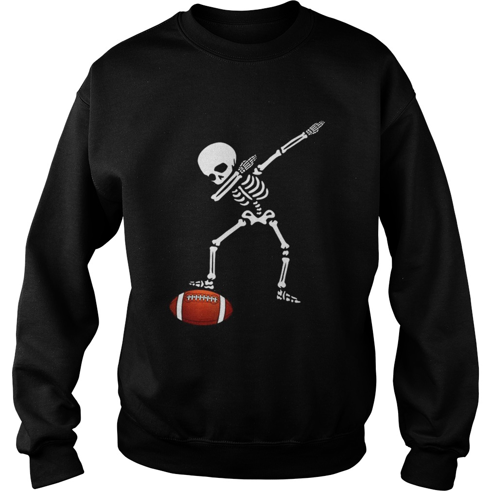 Awesome Football Skeleton Dabbing Sports Halloween Gift Sweatshirt