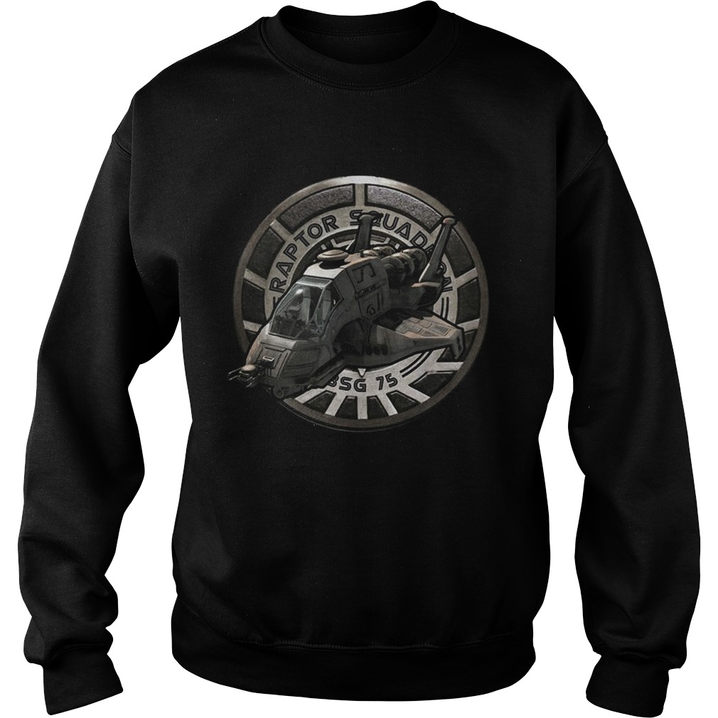 Battlestar Galactica Raptor Squadron Bsg 75 Tv Series Viper Space Battleship Shirts Sweatshirt