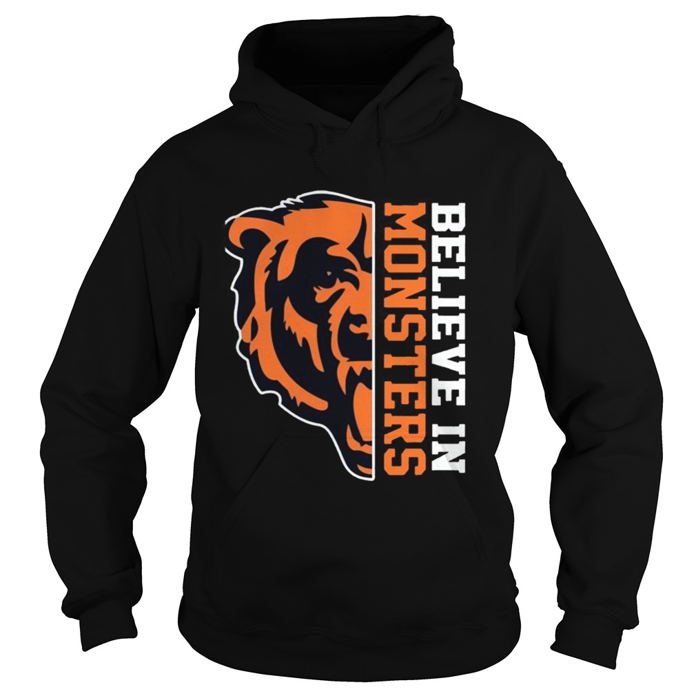 Believe In Monsters Chicago Bears Football Fan TShirt Hoodie
