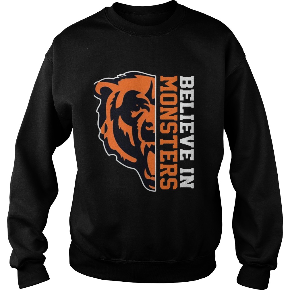 Believe In Monsters Chicago Bears Football Fan TShirt Sweatshirt