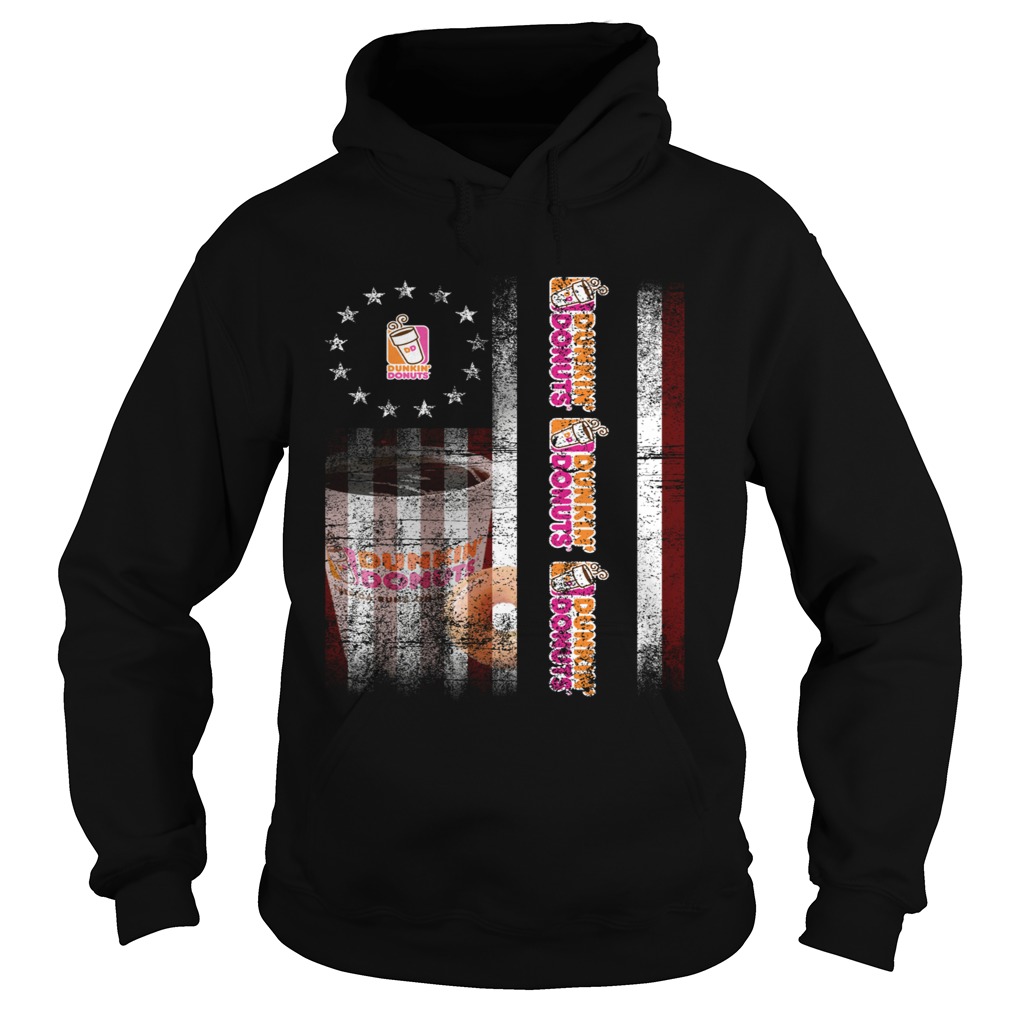 Betsy Ross flag Dunkin Donuts Hoodie