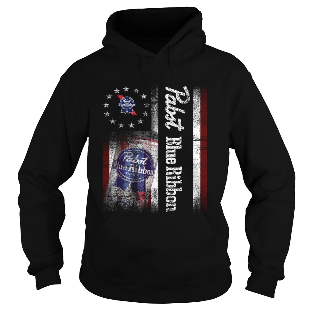 Betsy Ross flag Pabst Blue Ribbon Hoodie
