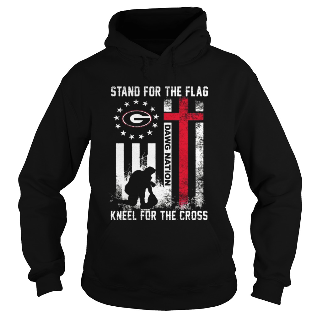 Betsy Ross flag Stand for the flag DawgNation Georgia Bulldogs Hoodie