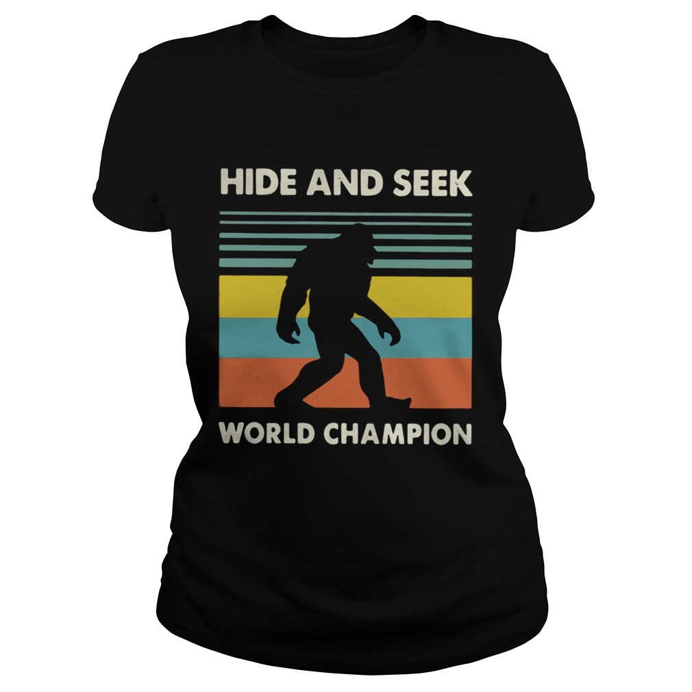 Bigfoot hide and seek world champion vintage Classic Ladies