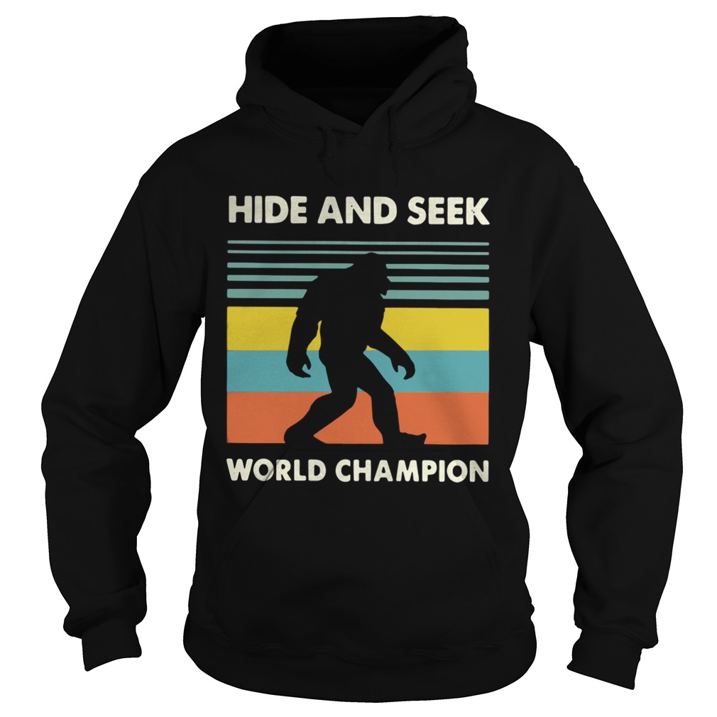 Bigfoot hide and seek world champion vintage Hoodie