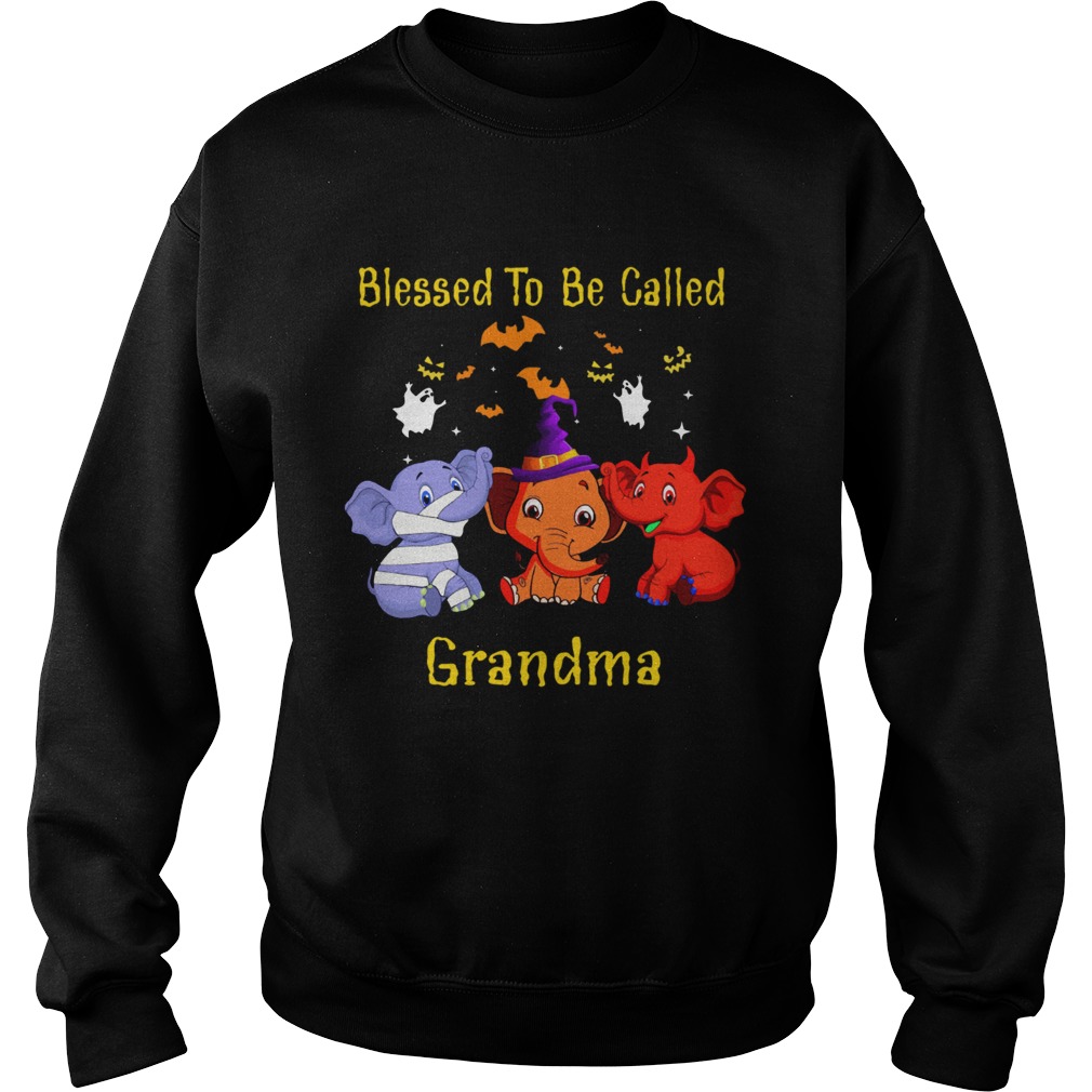 Blessed To Be Called Grandma Elephant TShirt Sweatshirt