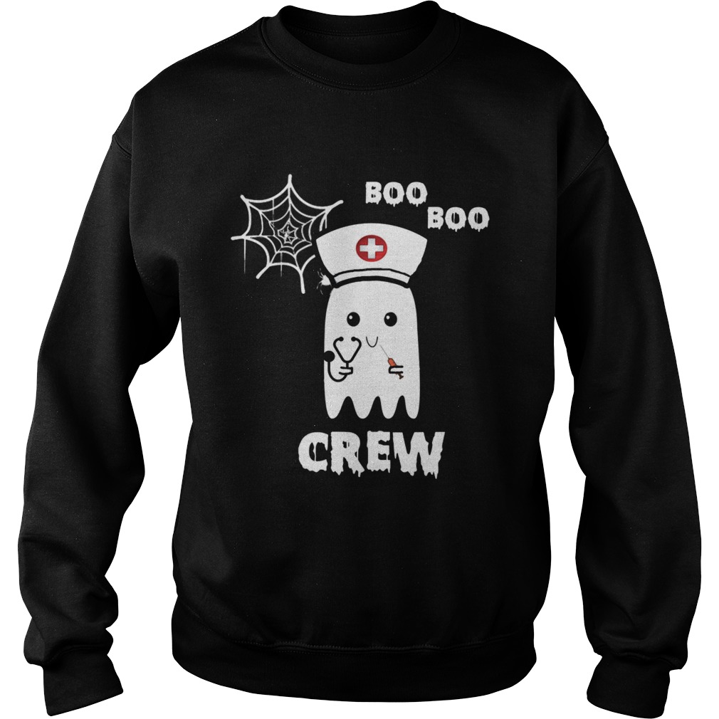 Boo Boo Crew Nurse Ghost Funny Halloween Costume Gift TShirt Sweatshirt