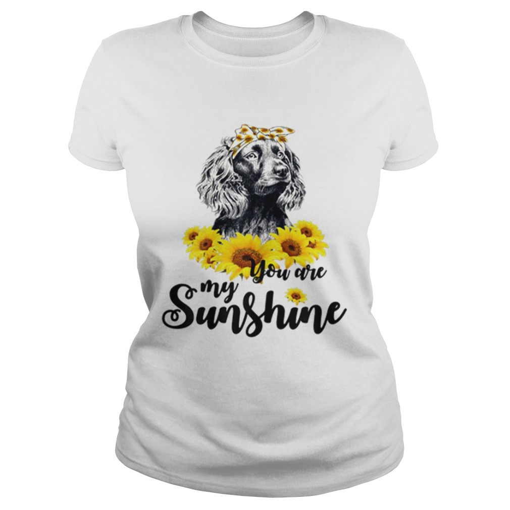 Boykin Spaniel You Are My Sunshine Sunflower Classic Ladies