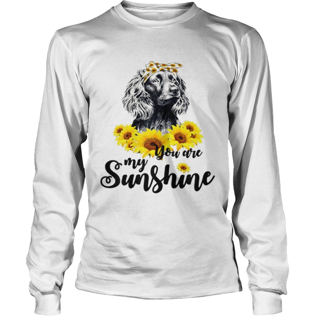 Boykin Spaniel You Are My Sunshine Sunflower LongSleeve
