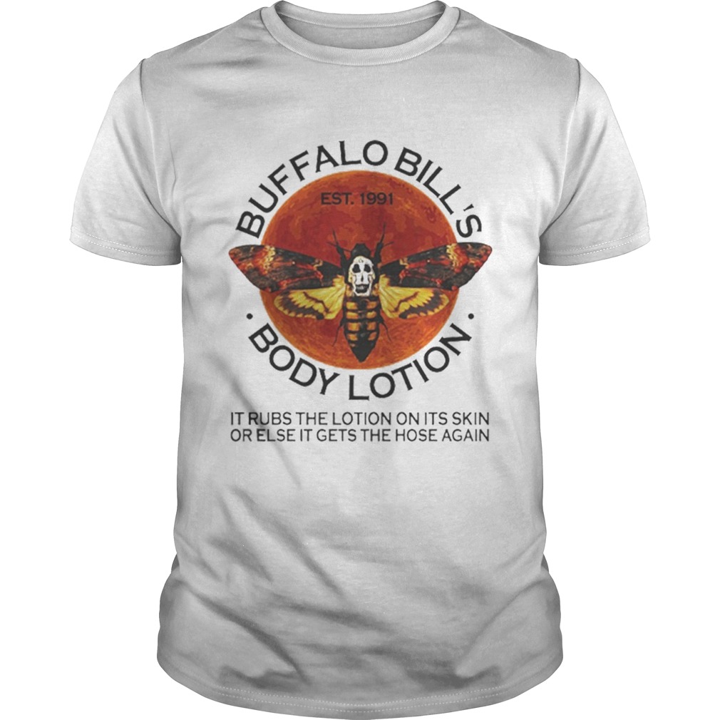 Buffalo Bills est 1991 body lotion it rubs the lotion sunset shirt