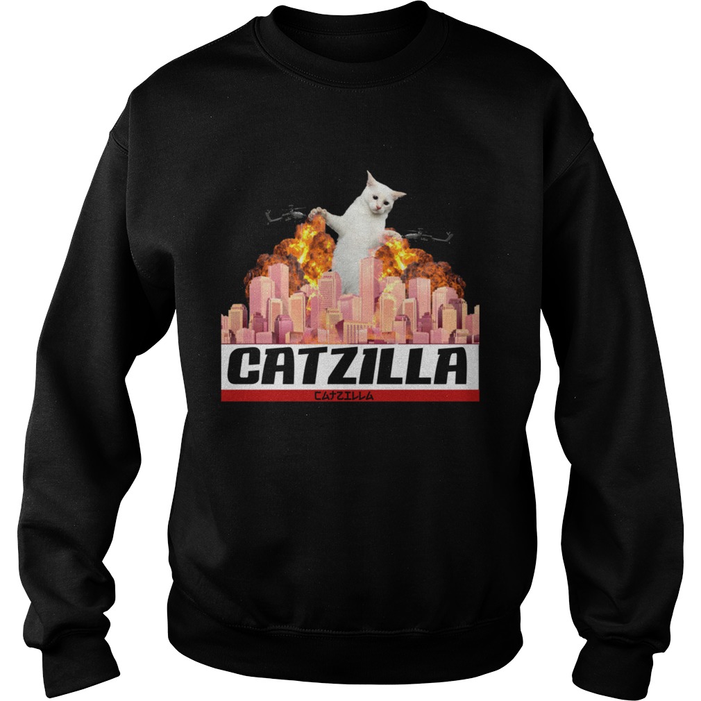CATZILLAFunny Kitty for Halloween TShirt Sweatshirt