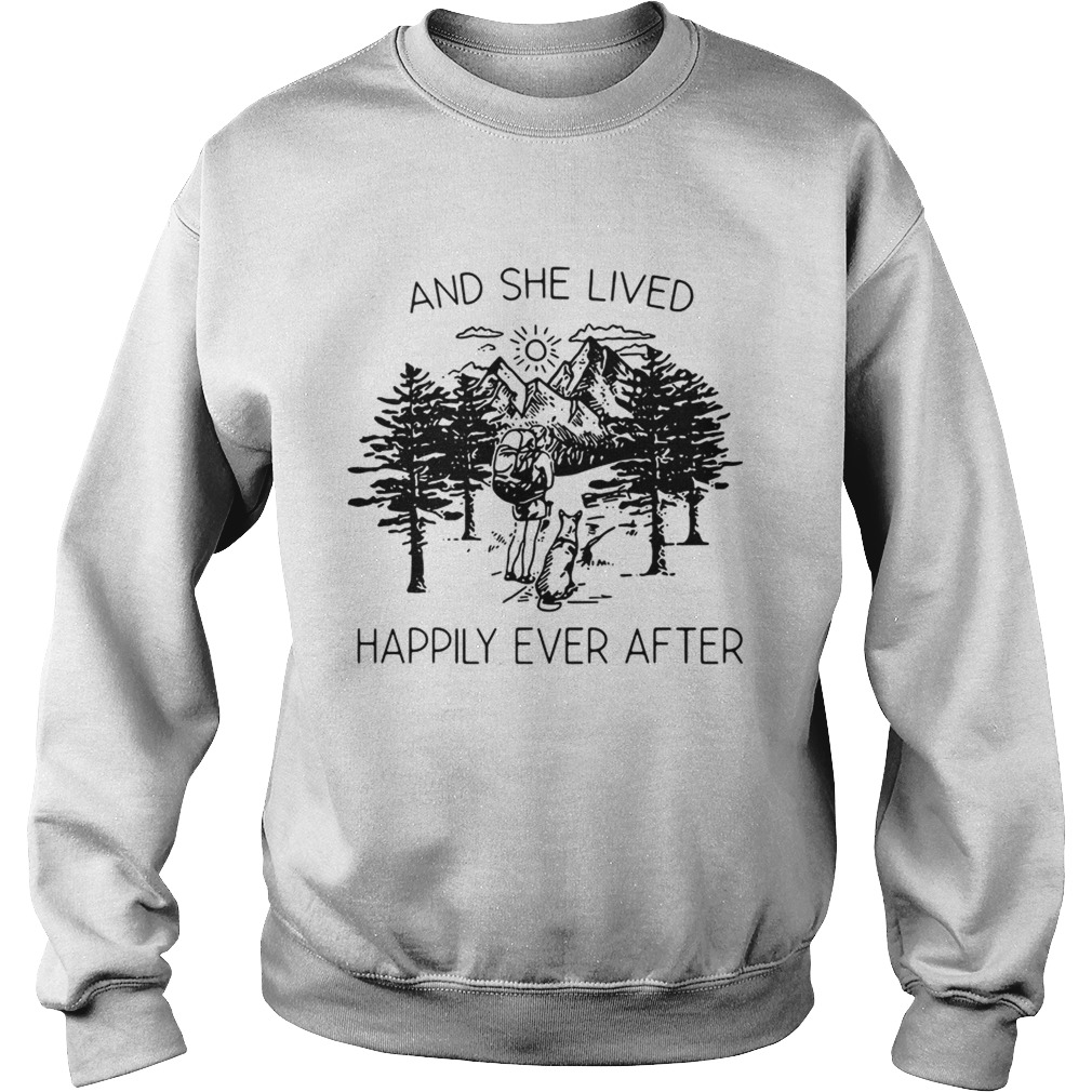 Camping and she lived happily ever after Sweatshirt