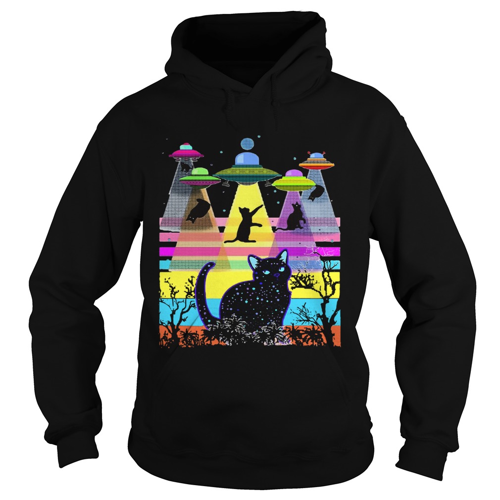 Cats UFO color Hoodie