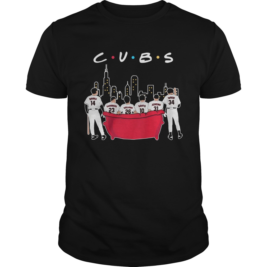Chicago Cubs Friends TV show shirt