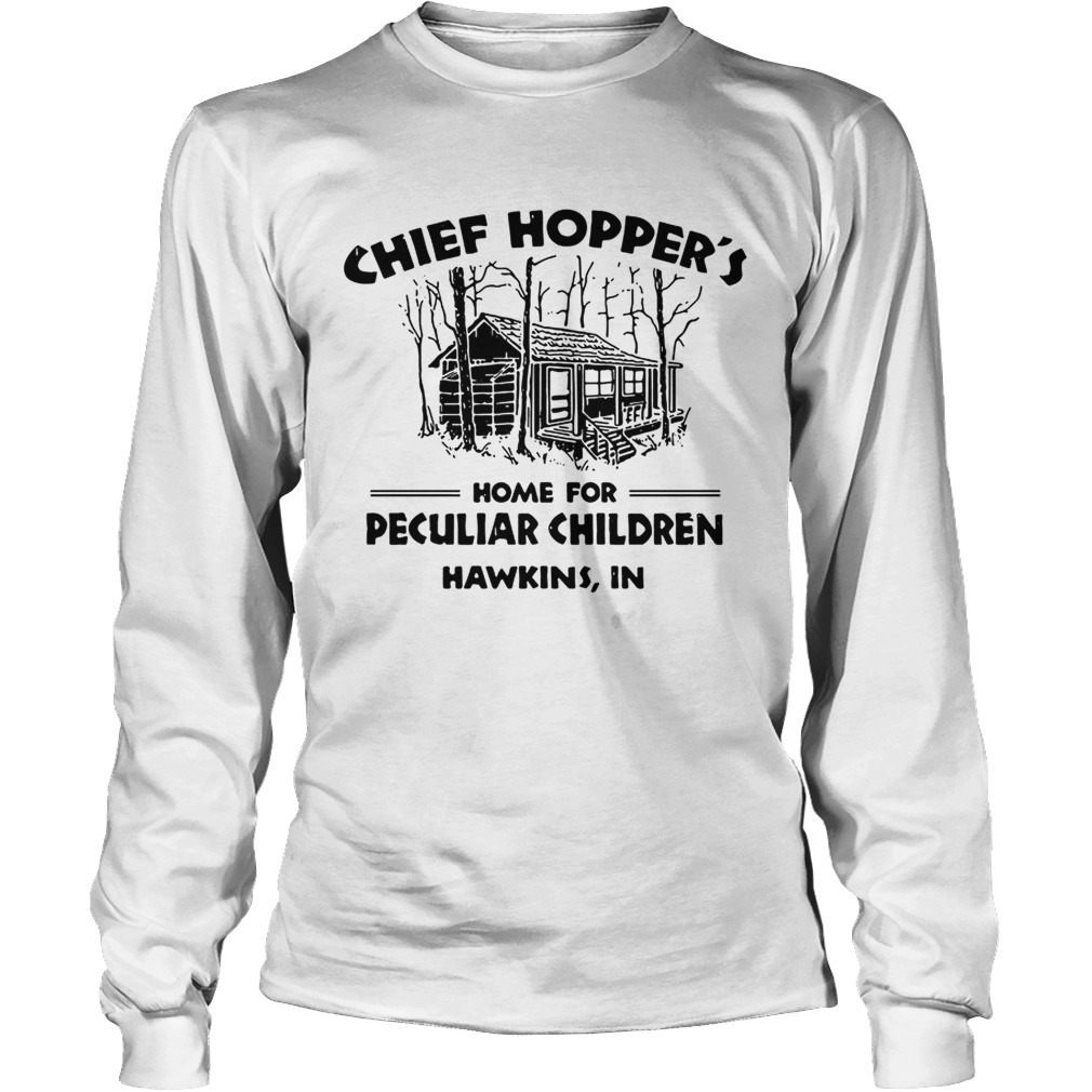 Chief Hoppers home for peculiar children Hawkins IN LongSleeve