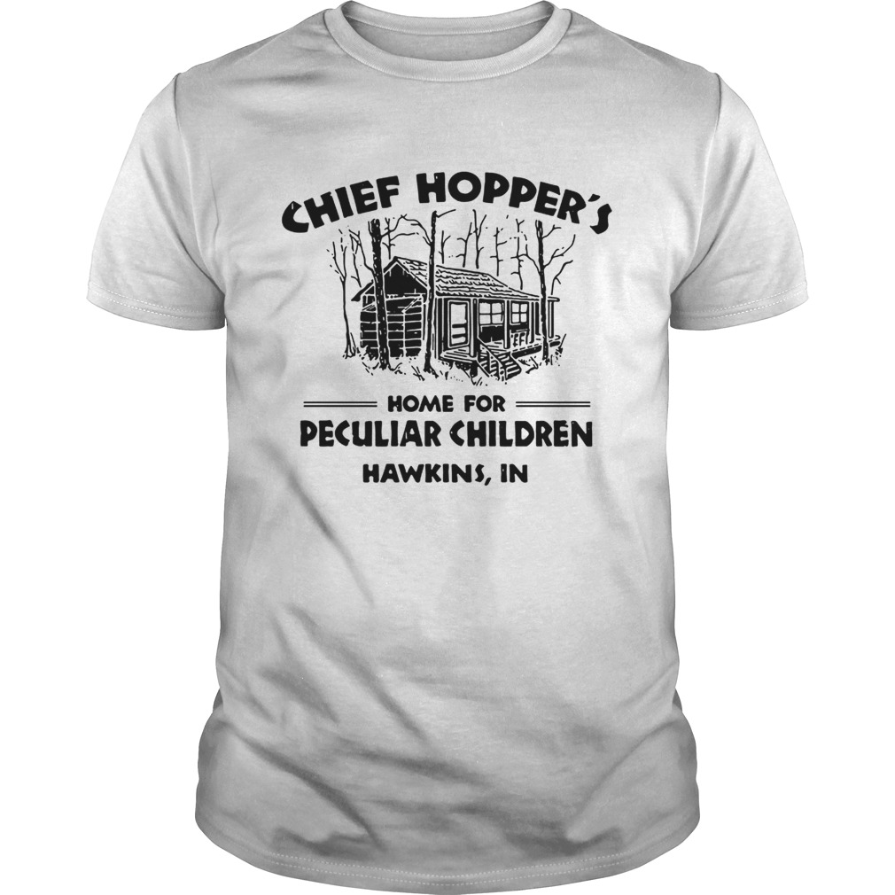 Chief Hopper's home for peculiar children Hawkins IN shirt