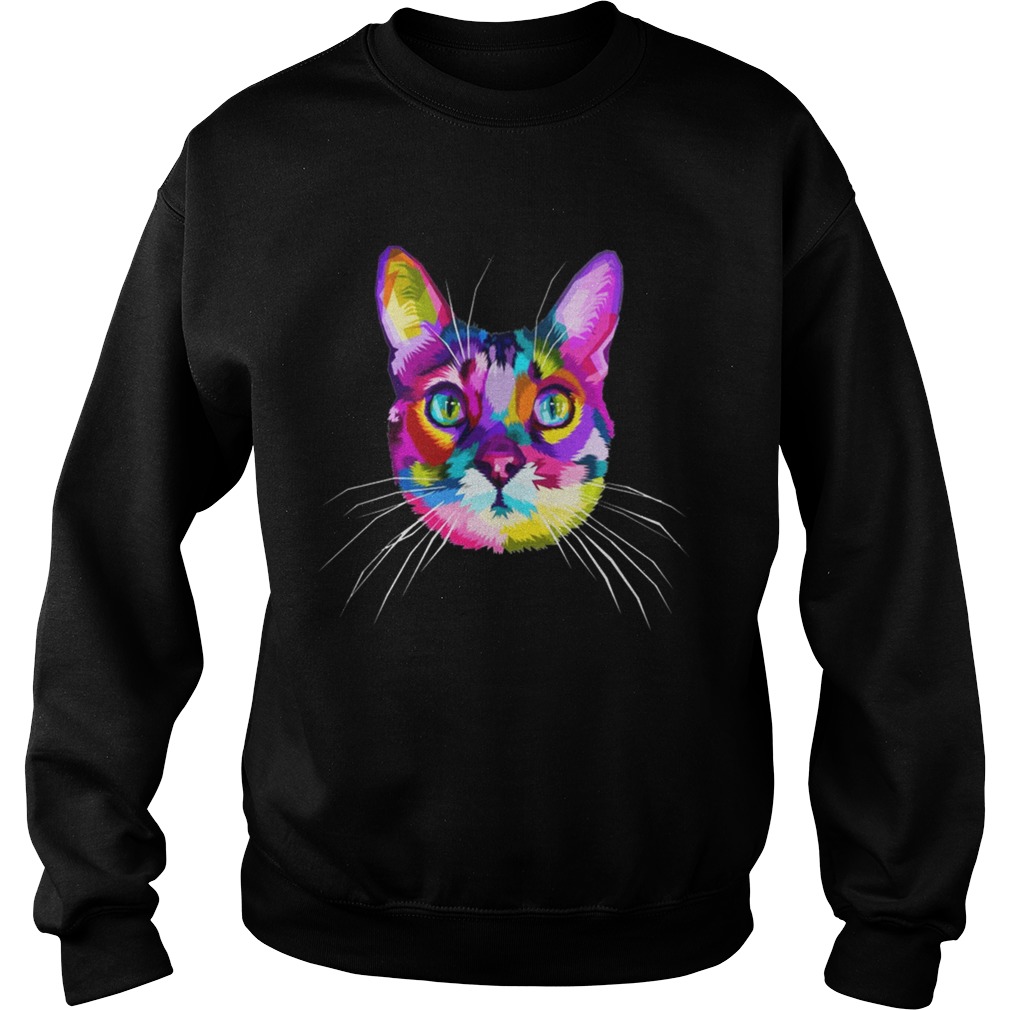 Colorful Cute Kitty Adoption Cat Shirt for kitten lovers TShirt Sweatshirt