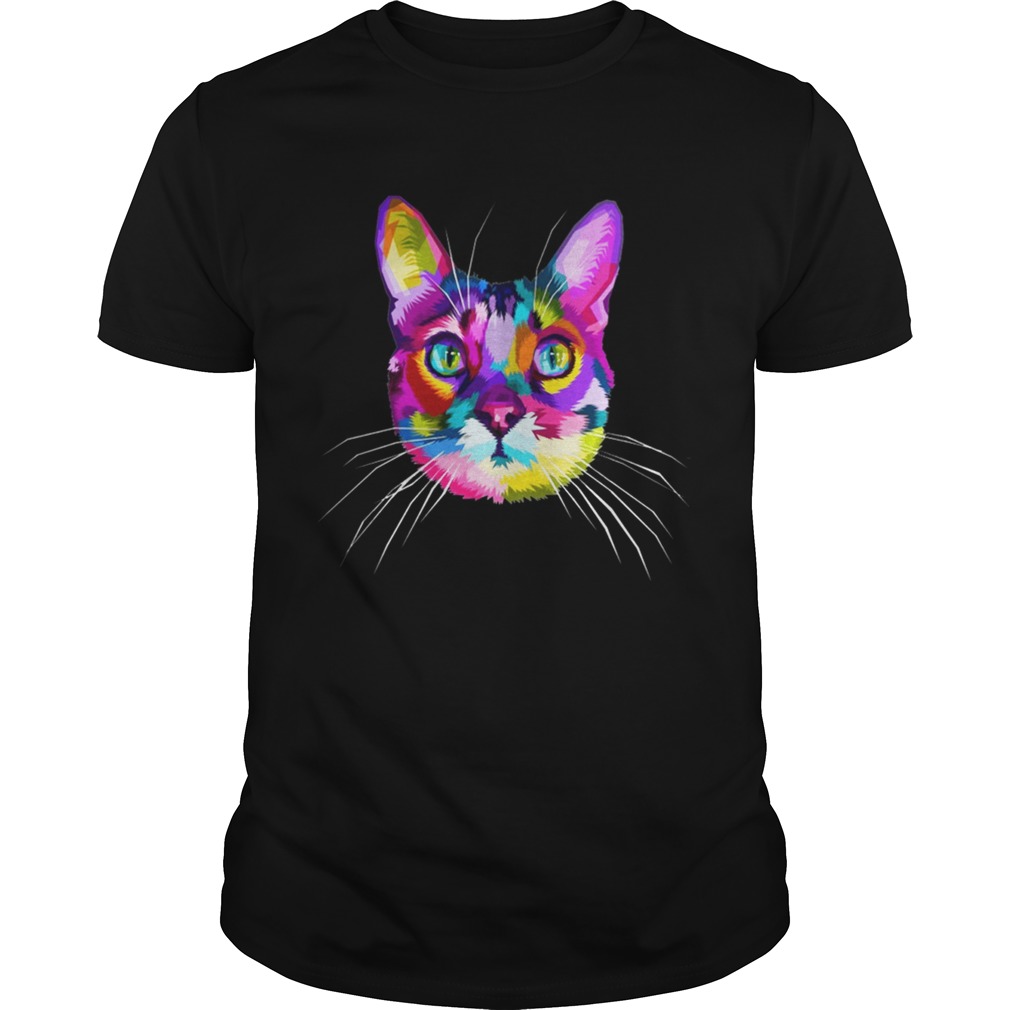 Colorful Cute Kitty Adoption Cat Shirt for kitten lovers TShirt