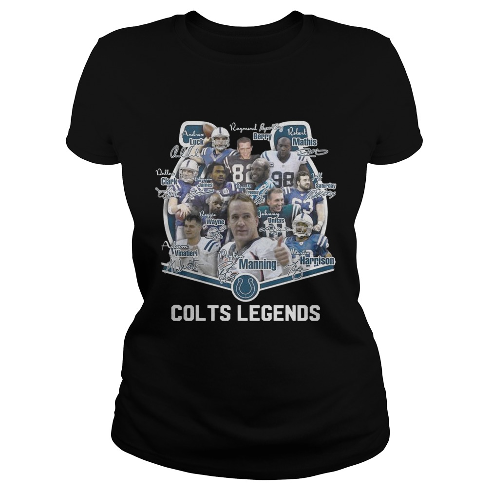 Colts Legends Signatures Shirt Classic Ladies