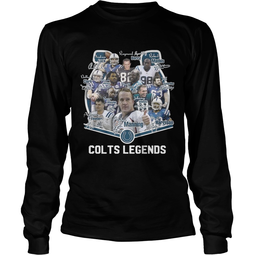 Colts Legends Signatures Shirt LongSleeve