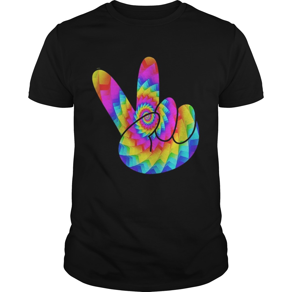 Cool Peace Hand Tie Dye For Boys And Girls TShirt