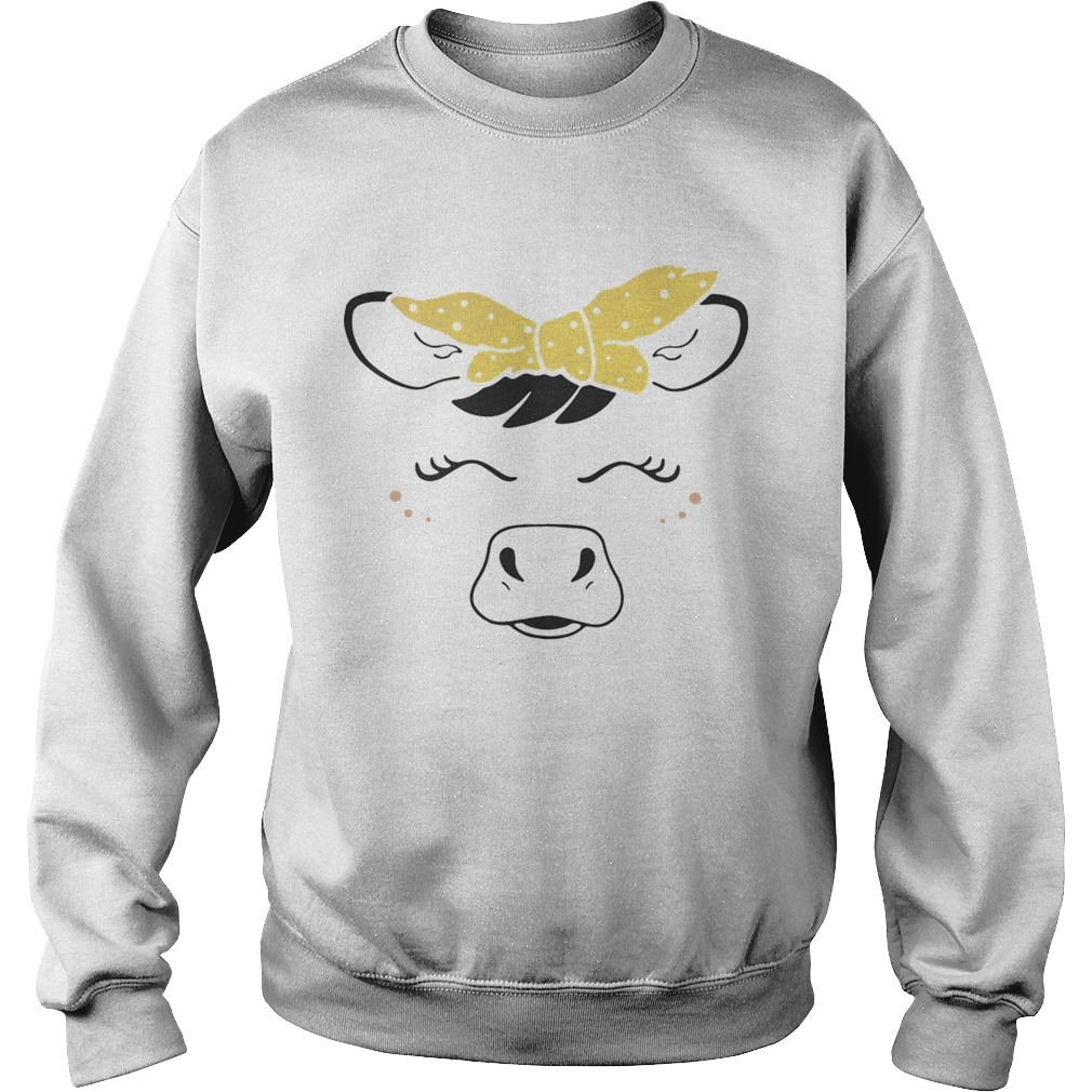 Cow bow Sweatshirt