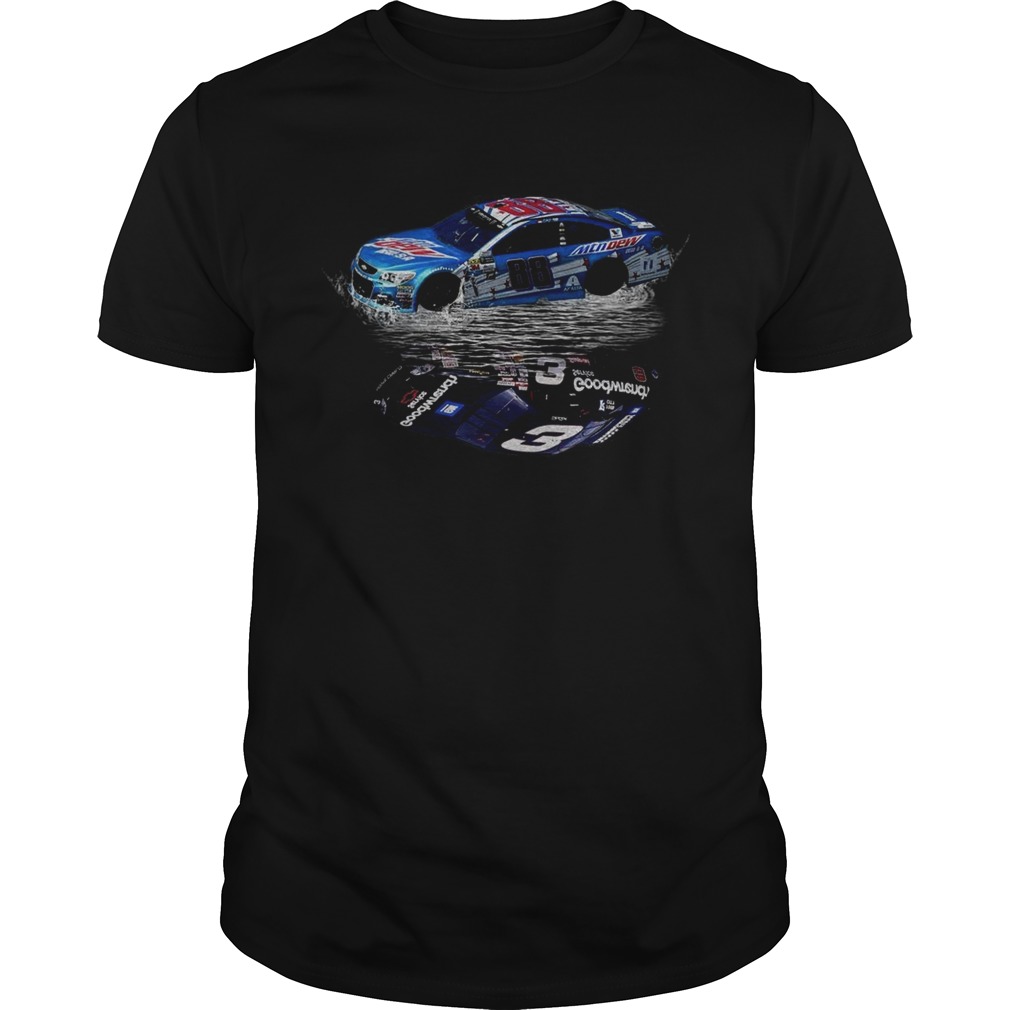 Dale Earnhardt Jr Car water mirror reflection shirt