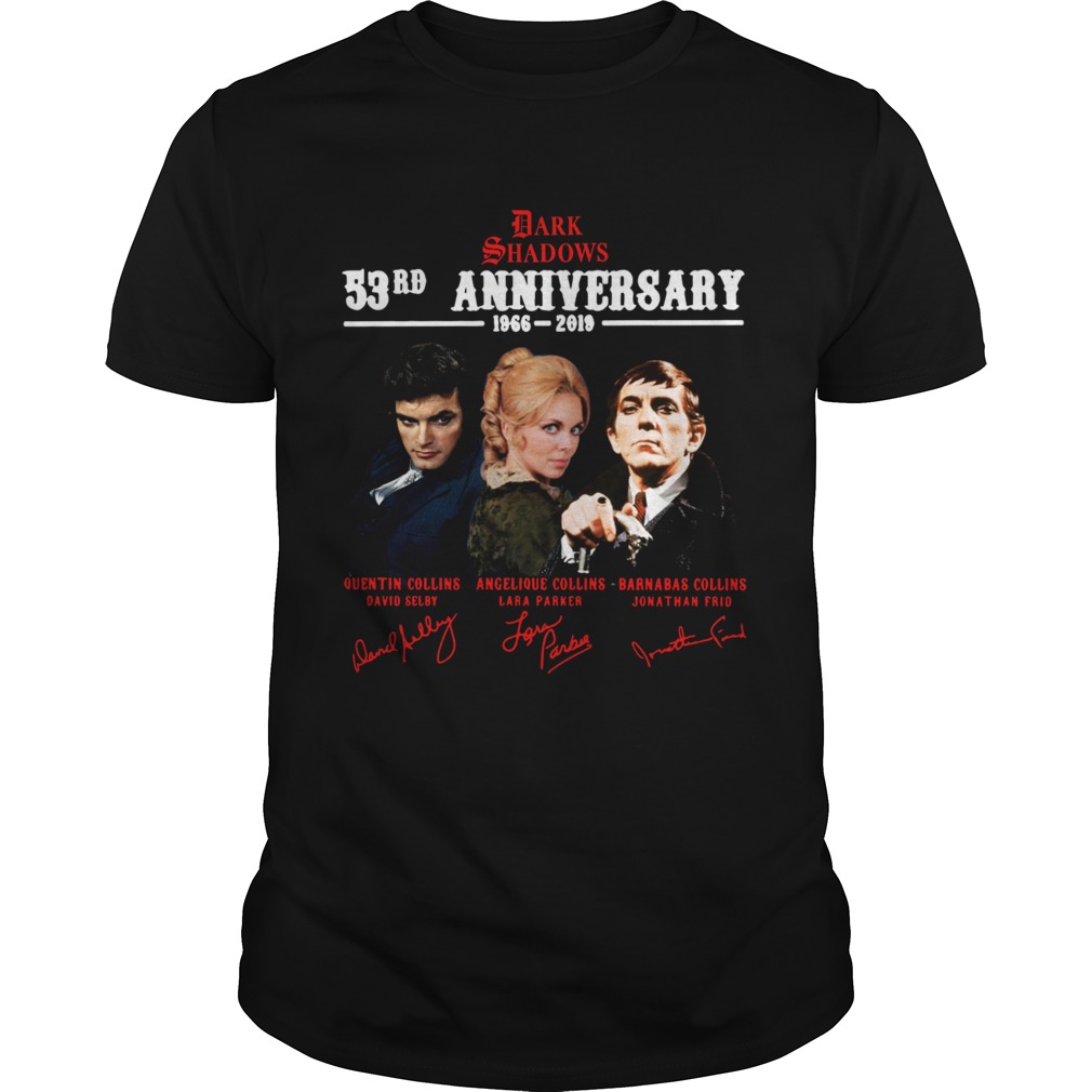 Dark Shadows 53rd anniversary 1966 2019 signature shirt