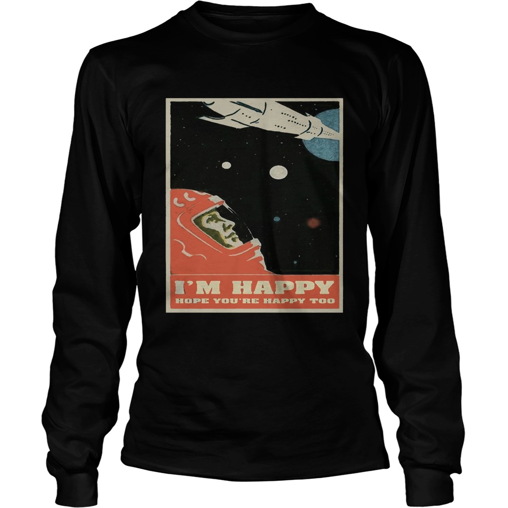 David Bowie Im happy hope youre happy too poster LongSleeve
