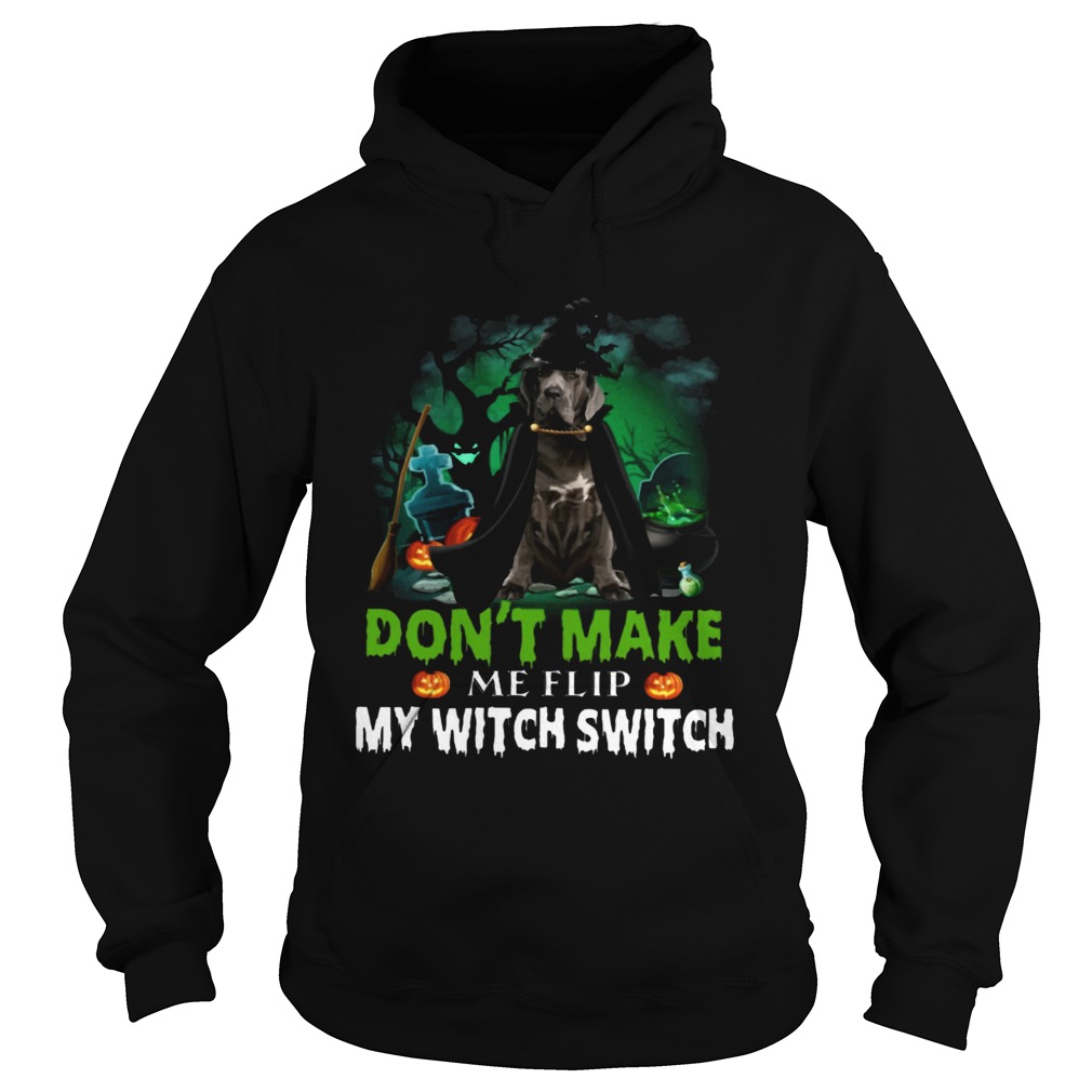 Dont Make Me Flip My Witch Smitch Neapolitan Mastiff Witch Lovers JackOLanterns Halloween Shirts Hoodie