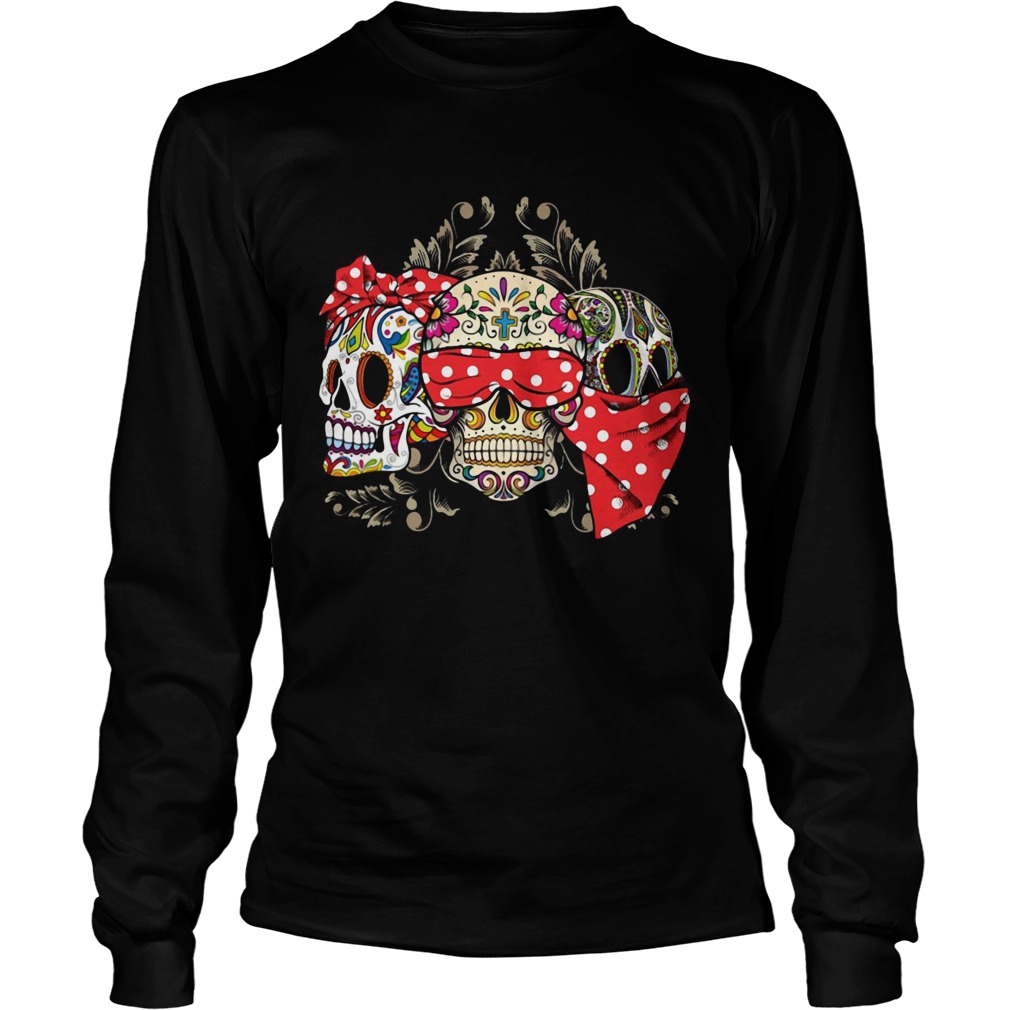 Dont miss this deal on three skull floral LongSleeve