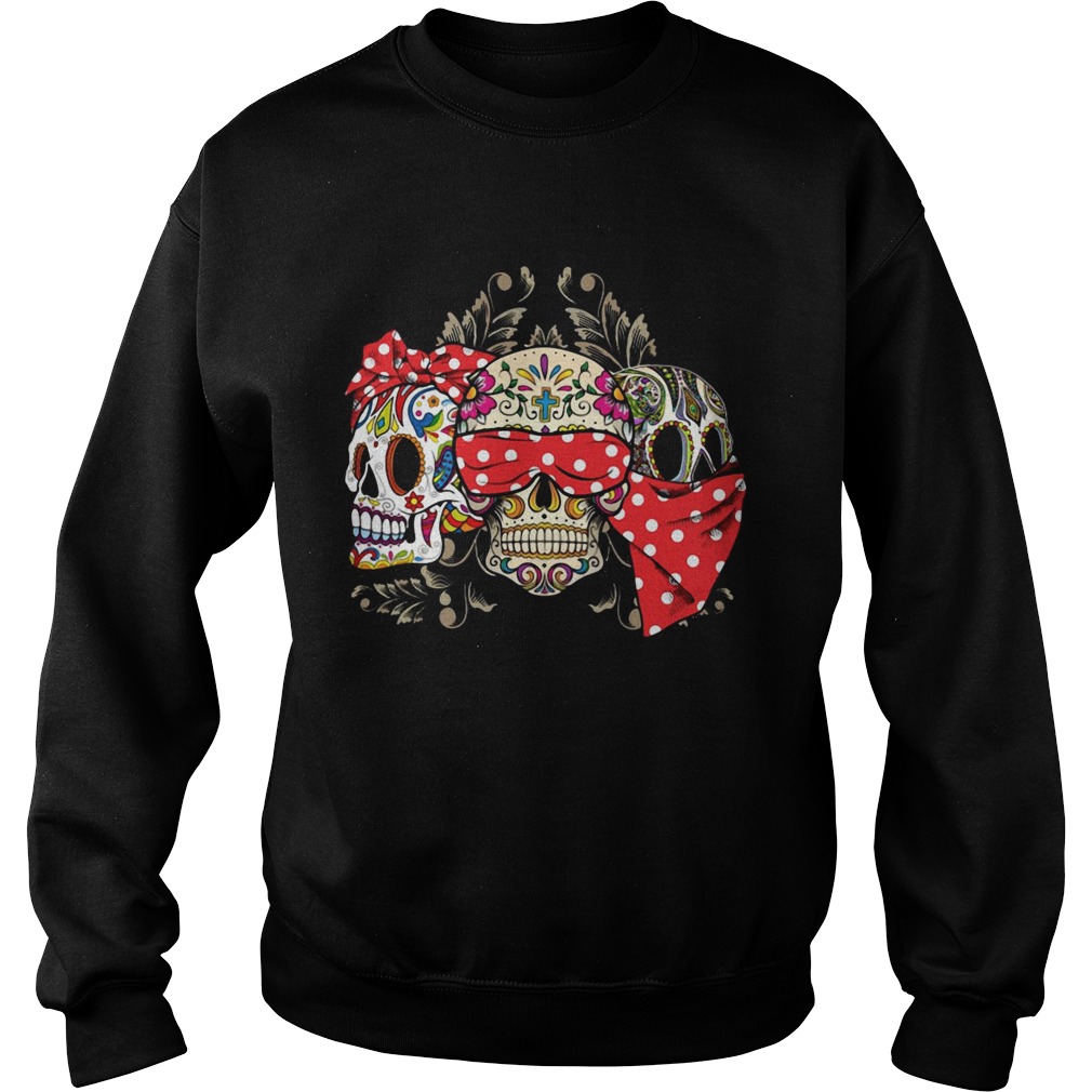 Dont miss this deal on three skull floral Sweatshirt