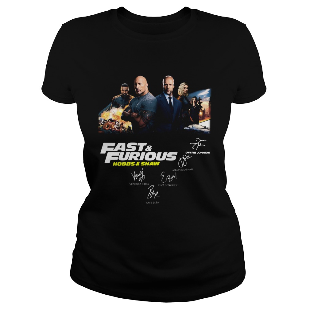 Fast and Furious Hobbs and shaw signature Classic Ladies