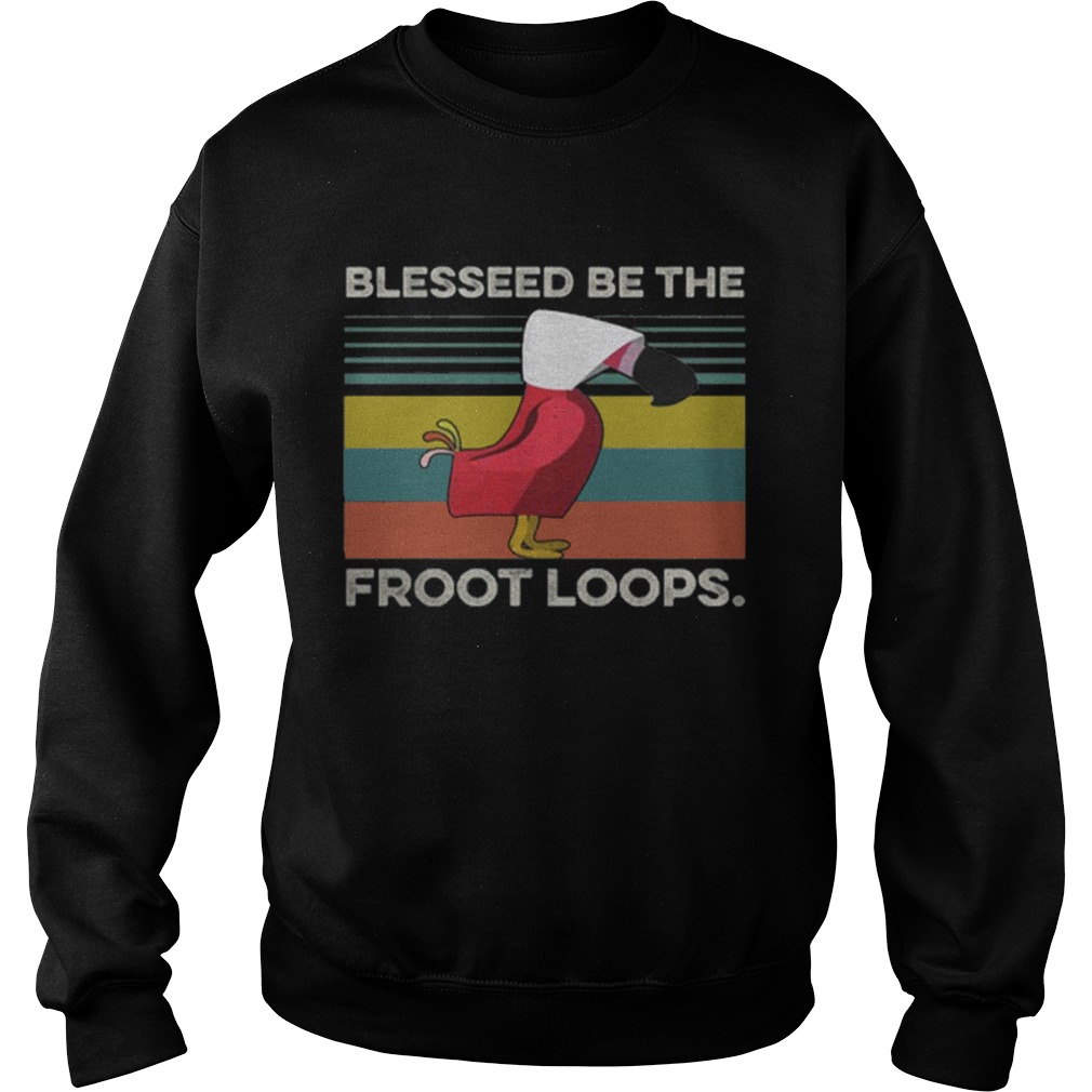Flamingo handmaid blessed be the froot loops vintage Sweatshirt