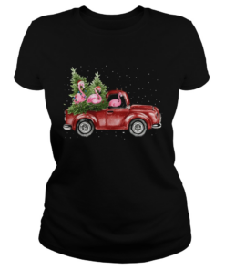 Flamingo truck Christmas tree  Classic Ladies