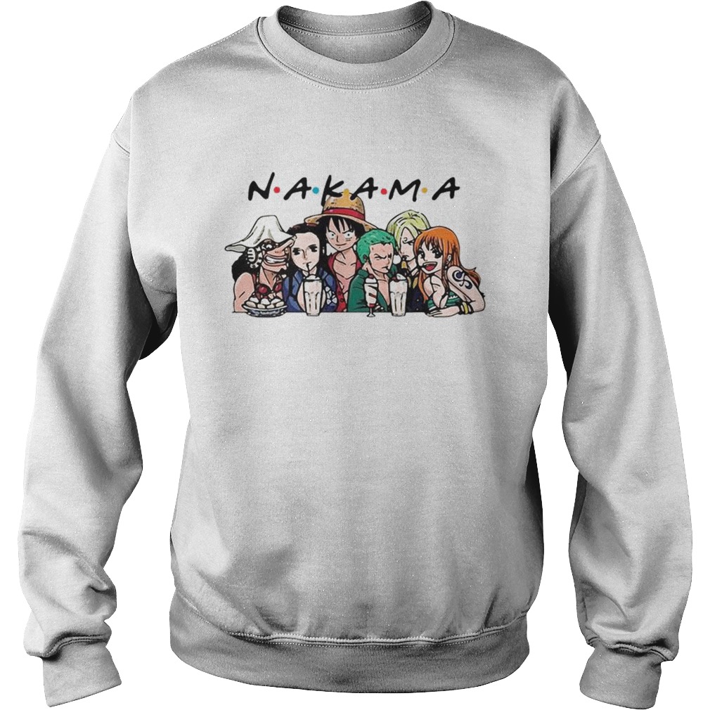 Friends TV show One Piece Nakama Sweatshirt